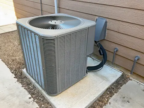 Central air conditioner installed in Barrie